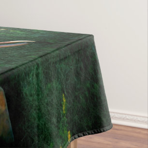 Drache-Schloss Tischdecke