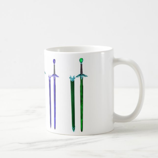 Drache-Schwerter Kaffeetasse (Rechts)