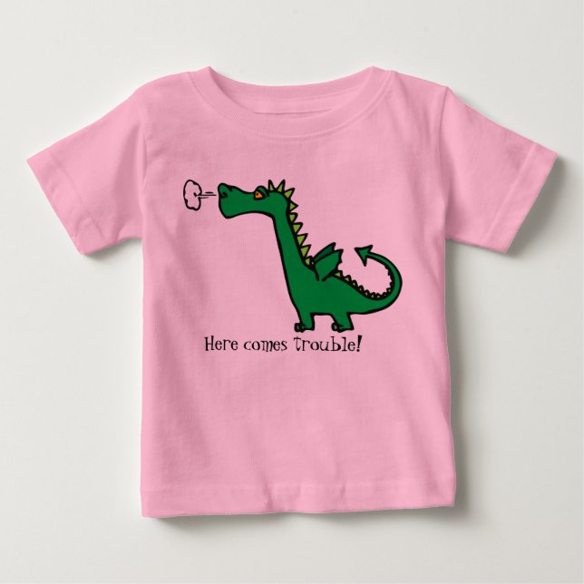 Drache-Shirt für Kinder Baby T-shirt (Vorderseite)