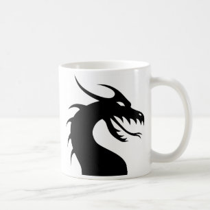 Drache-Silhouette-Tasse Kaffeetasse