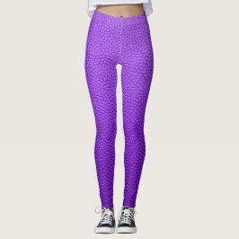 Drache-Skalaart des lila Imitats lederne Leggings