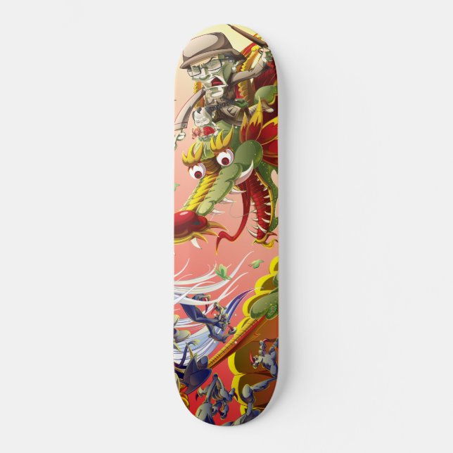 Drache Skateboard (Vorderseite)