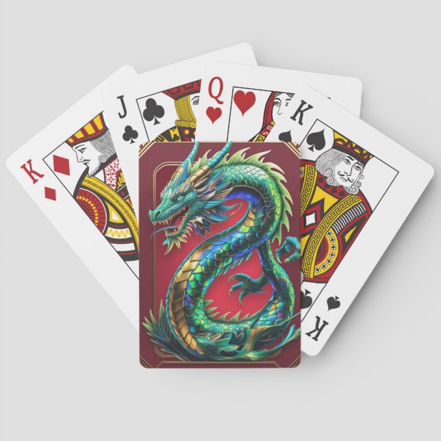Drache  spielkarten (Rückseite)