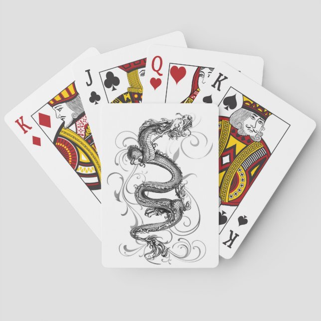 Drache Spielkarten (Rückseite)