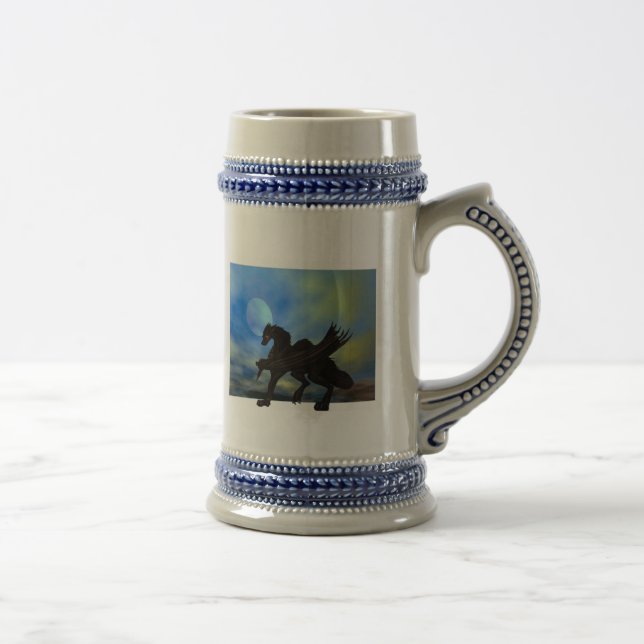 Drache-Steigen Bierglas (Rechts)