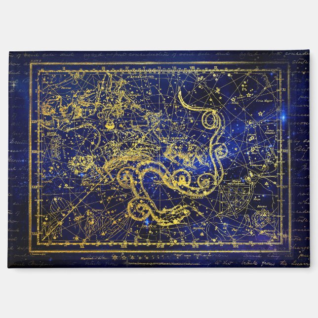 Drache Sternbild Magnet (Vorderseite)