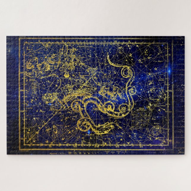 Drache Sternbild Rätsel (Horizontal)