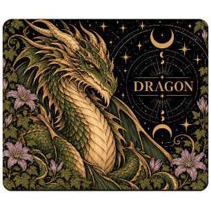 Drache, Sternenlicht-Tarot-Kunst Mousepad
