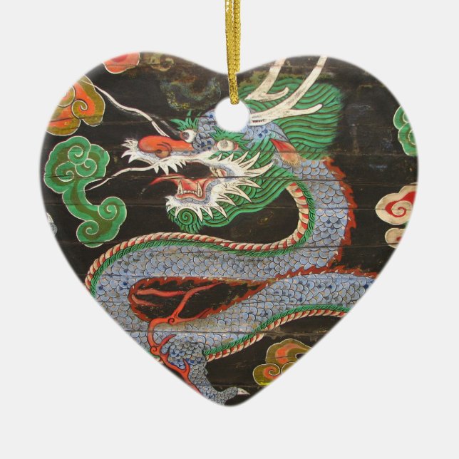 Drache Südkoreas Namdaemun Sungnyemun Keramikornament (Vorne)
