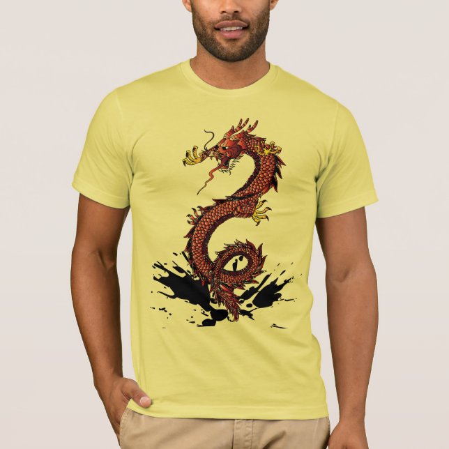 DRACHE-T - SHIRT FÜR MÄNNER (Vorderseite)