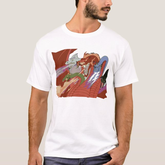 Drache Tiamat T-Shirt (Vorderseite)