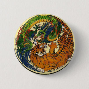 DRACHE-TIGER BUTTON