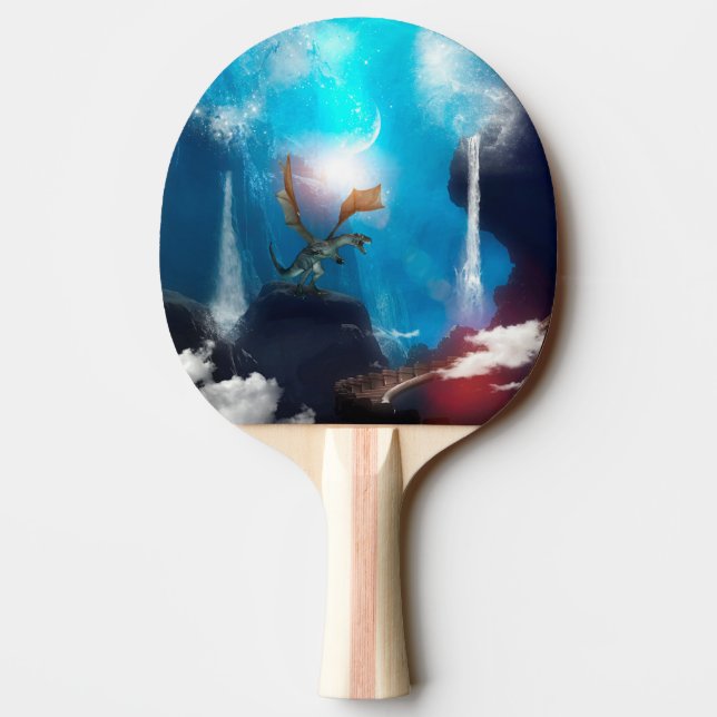 Drache Tischtennis Schläger (Rückseite)