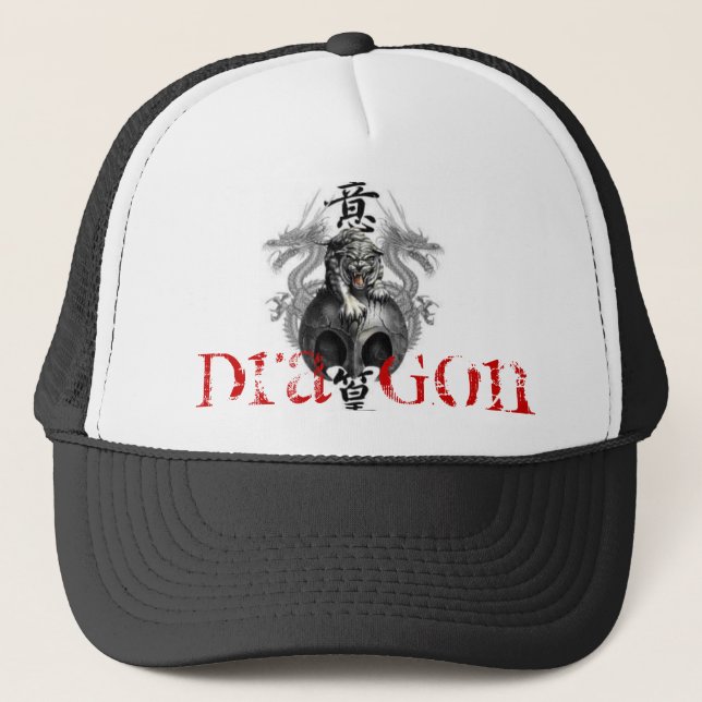 Drache Truckerkappe (Vorderseite)