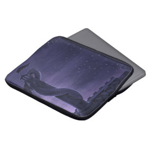 Drache-Turm-Laptop-Hülse Laptopschutzhülle
