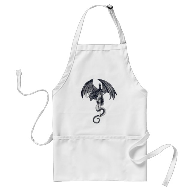 Drache-u. Klinge-Schürze Schürze (Vorne)