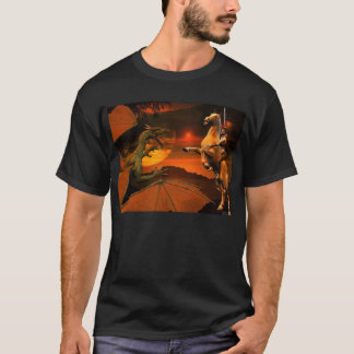 Drache-Überraschung am Sonnenuntergang, T-Shirt