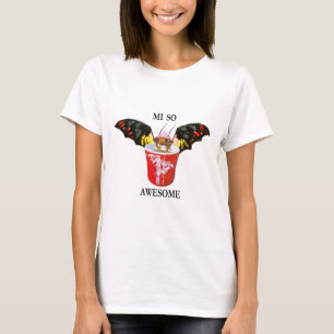 Drache und Chinesischer Cup T-Shirt