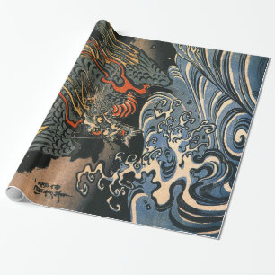 Drache und das Meer Geschenkpapier