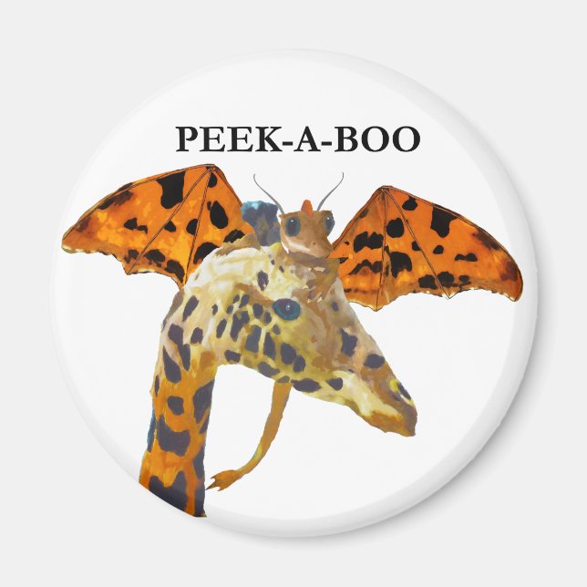 Drache und Giraffe Magnet (Vorne)