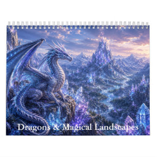 Drache und magische Landschaften Kalender