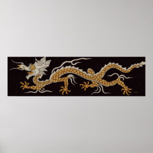 Drache von Buddhan Plakat