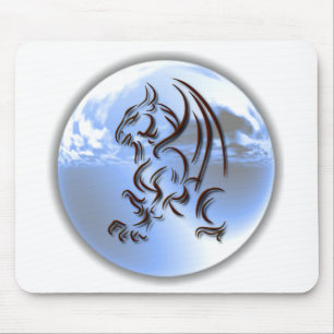 Drache-Weltentwurfs-Mausunterlage Mousepad