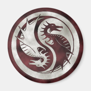 Drache Yin Yang Magnet