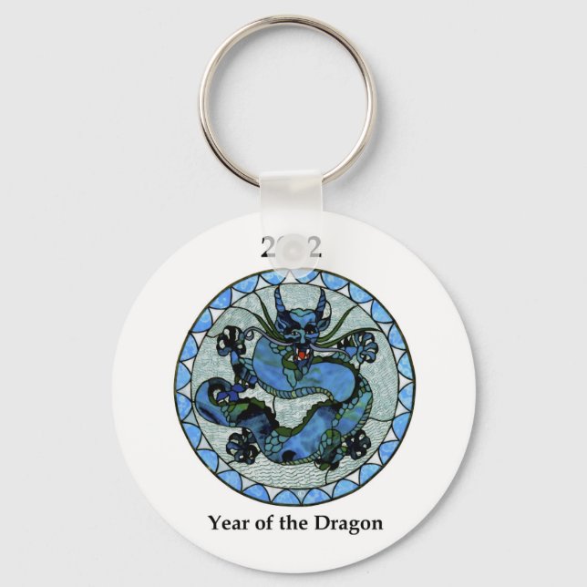 Drache Zazzle 2012 Schlüsselanhänger (Vorderseite)