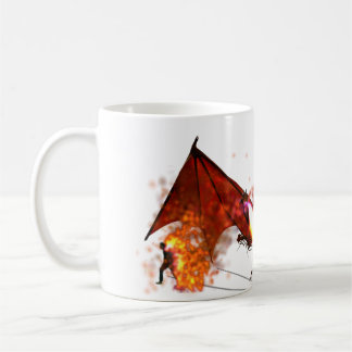 Drache-Zombie-Tasse Kaffeetasse