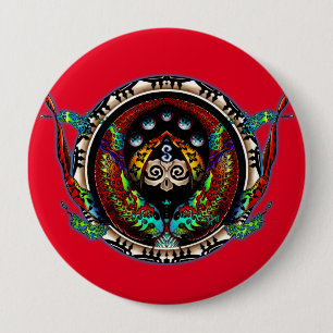 Drache Zwillinge Button