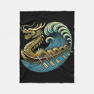 Dracheboot Drachenboot Rennen Drachenbootfest Fleecedecke