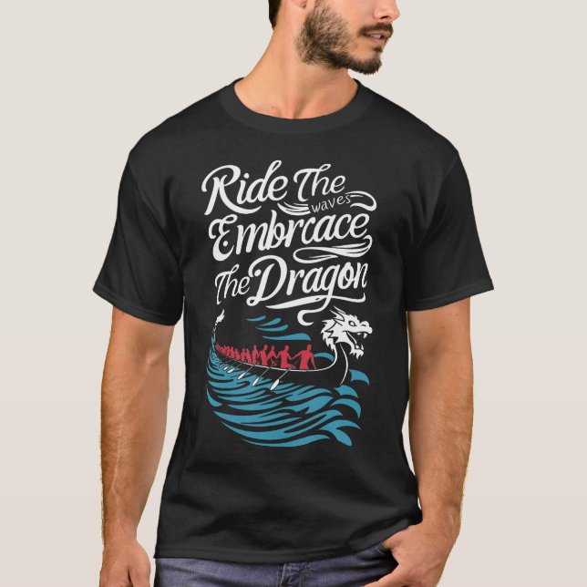 Dracheboot Drachenboot Rennen Drachenbootfest T-Shirt (Vorderseite)