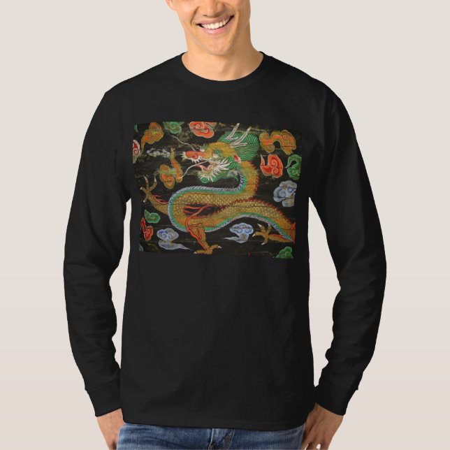 Drachemalerei auf der koreanischen Decke von T-Shirt (Vorderseite)