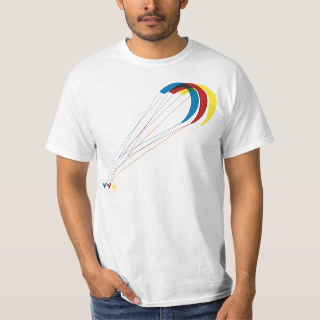 Drachen-Brandung T-Shirt (Vorderseite)