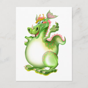 Drachen, Drachen, Dragão, Dragón, Postkarte