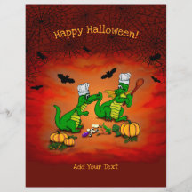 Drachen - Frohe Halloween! Heute werde ich kochen