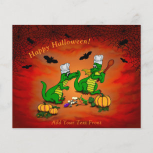 Drachen - Frohe Halloween! Heute werde ich kochen Flyer