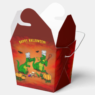 Drachen - Frohe Halloween! Heute werde ich kochen Geschenkschachtel