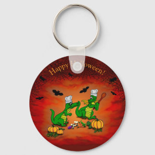 Drachen - Frohe Halloween! Heute werde ich kochen Schlüsselanhänger