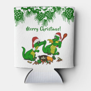 Drachen - Frohe Weihnachten ! - heute werde ich ko Dosenkühler