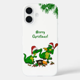 Drachen - Frohe Weihnachten ! - heute werde ich ko iPhone 16 Hülle