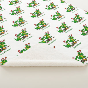 Drachen - Frohe Weihnachten ! - heute werde ich ko Sherpadecke