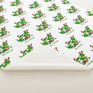 Drachen - Frohe Weihnachten ! - heute werde ich ko Sherpadecke