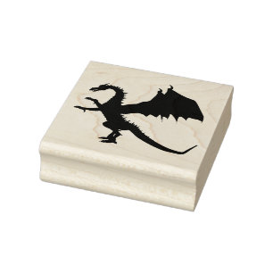 Drachen Gummistempel