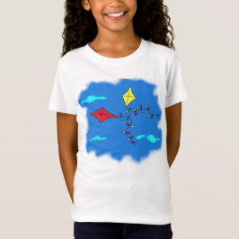 Drachen im blauen Himmel T-Shirt