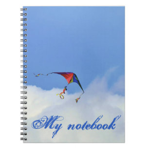 Drachen im Clouds Notebook Notizblock