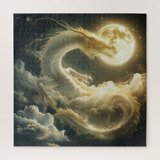 Drachen im Himmel-Puzzle (Vertikal)