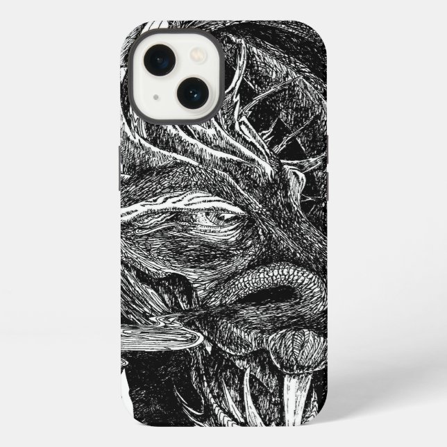 Drachen 'Initial' iPhone-Hülle iPhone Hülle (Rückseite)