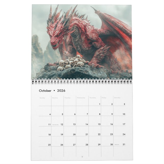 Drachen Kalender (Okt 2026)